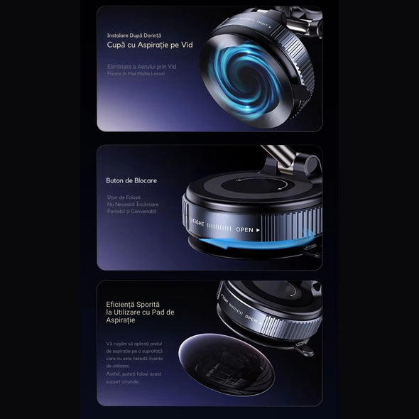 Suport magnetic pliabil