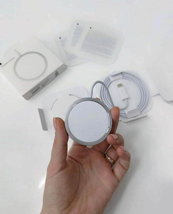 Incarcator wireless APPLE MagSafe USB-C, 15W, alb